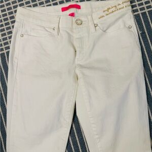 Lilly Pulitzer White Skinny Jeans